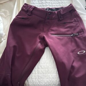 Oakley Women's Burgundy Snow Pants
